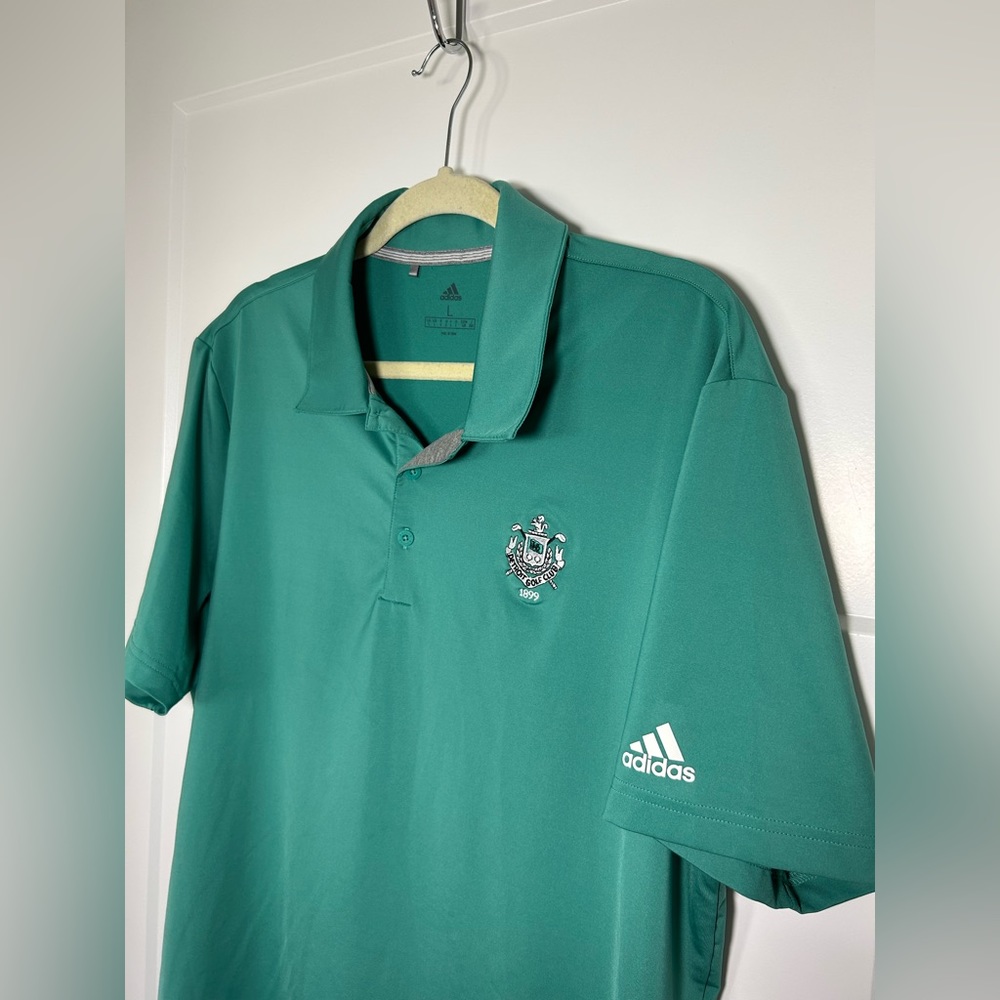 Men’s large Detroit Golf Club golf polo, men’s large golf polo, Adidas